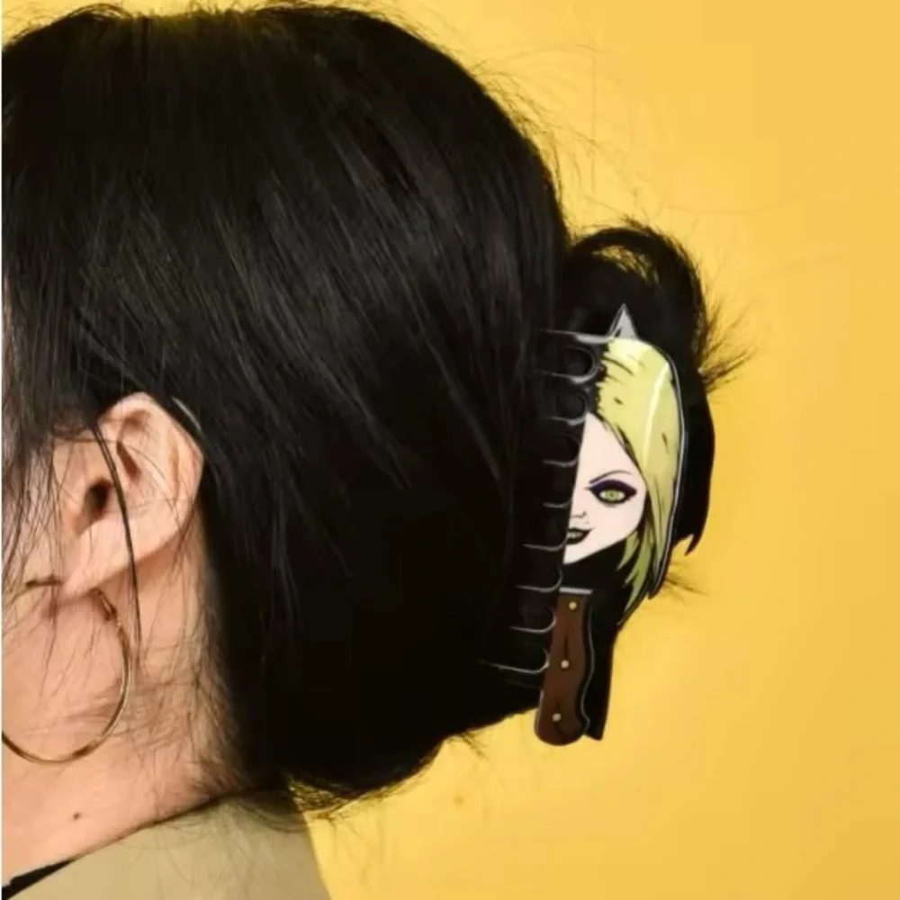 Chucky Bride of Chucky Halloween Hair Clip/ claw